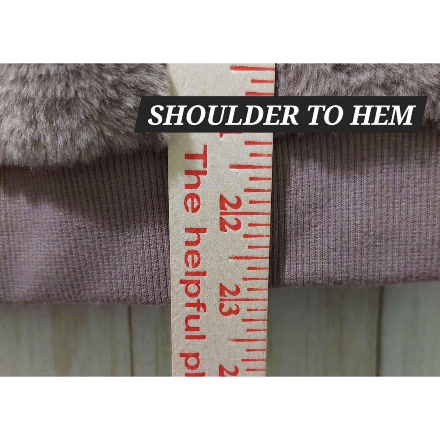 Philosophy Republic Women's Faux Fur Pullover Top Tan Size Small Lined~Soft~Cozy