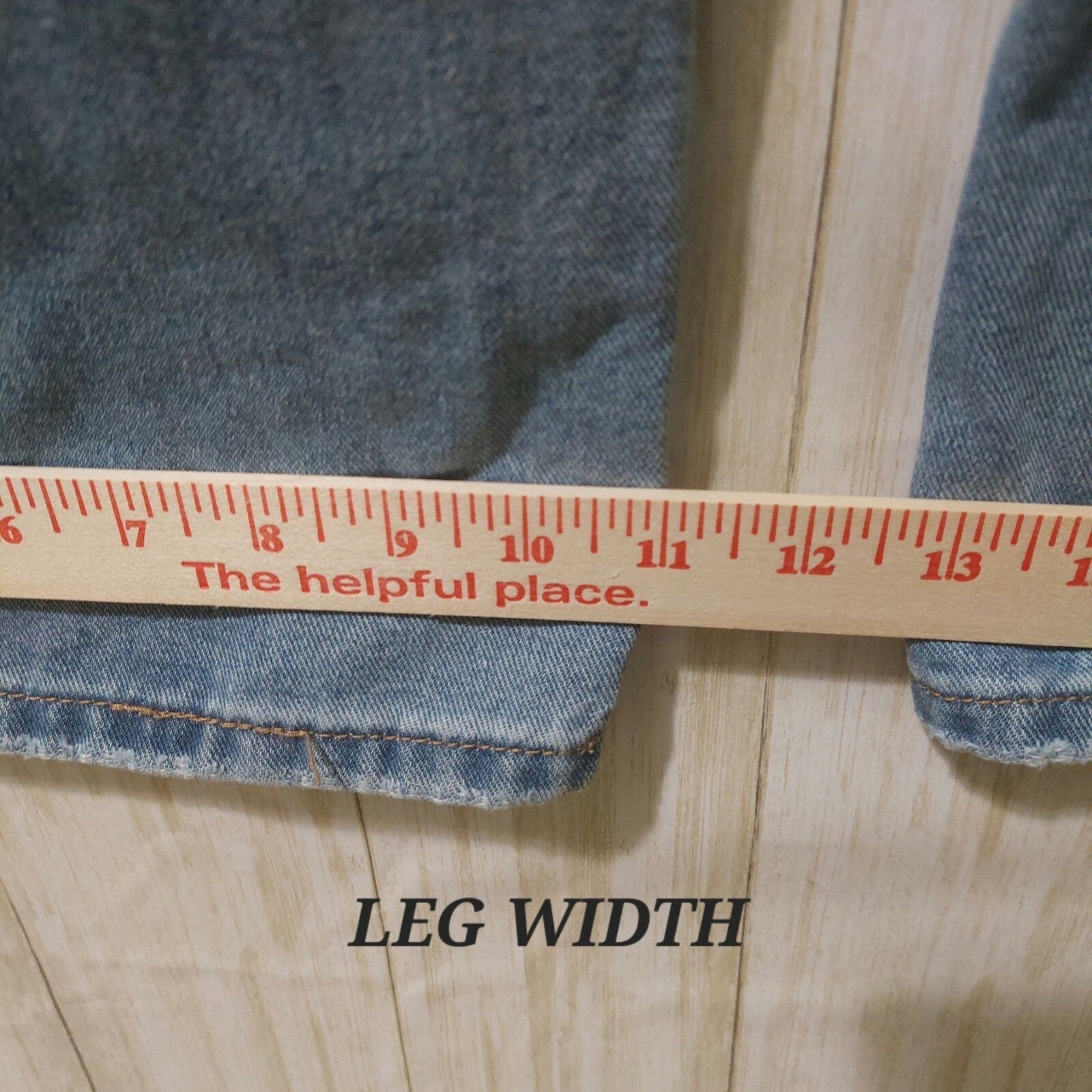 Commense Women's Vintage Denim High-Waisted Wide-Leg Jeans Size XL 33" Waist