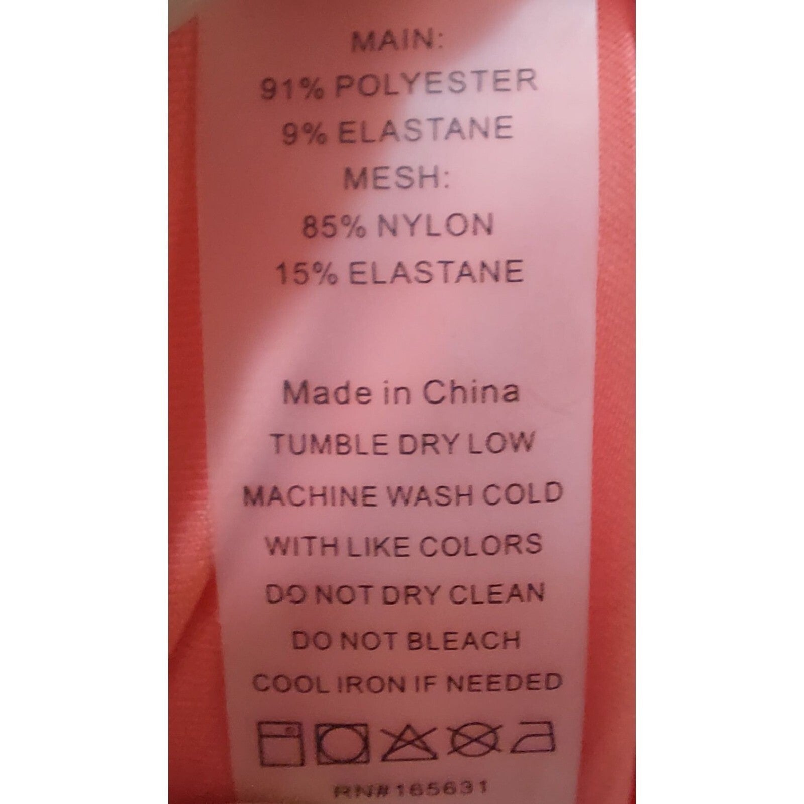 Calme By Johnny Was Womens Effect Draped Racer Back Tank  Coral Pink Size Small