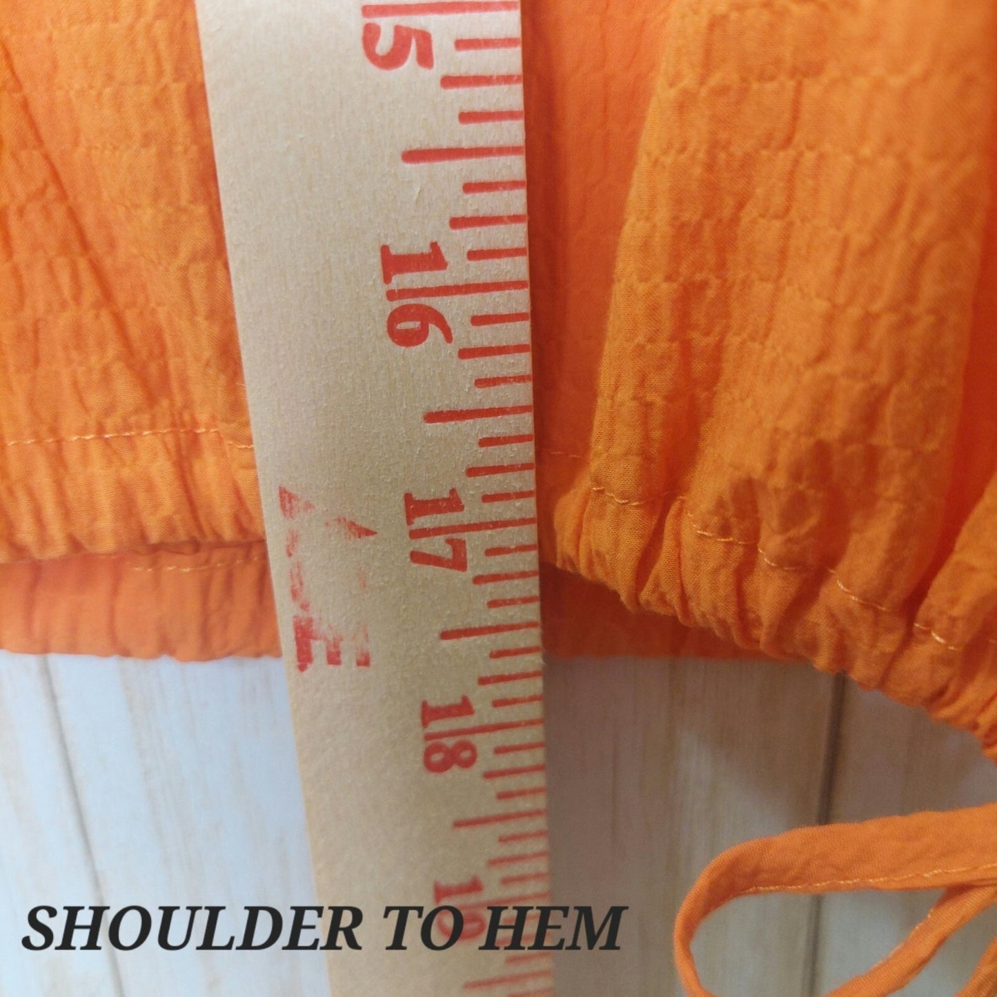 Pistola Womens Golden Orange Sleeveless Crop Top~Side Ties~Textured Fabric~Small