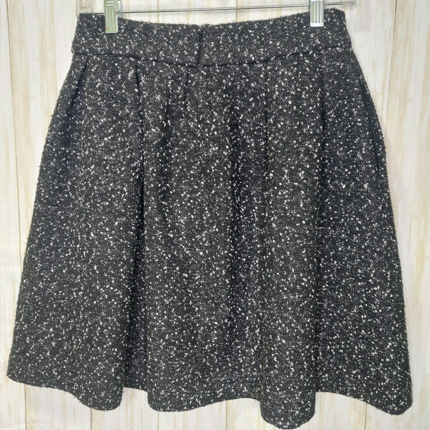 FRNCH Women's Skirt Size Small Black~ Pockets ~Mini ~Skater ~Grunge