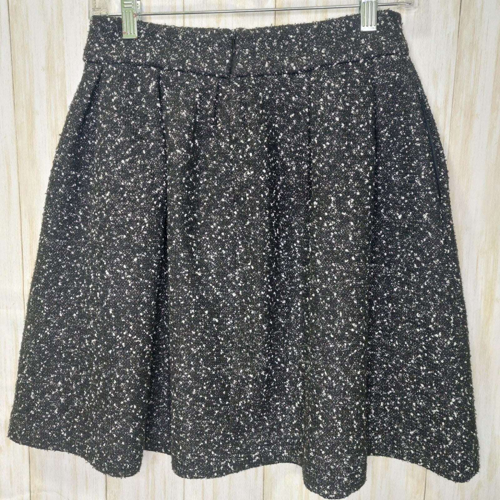 FRNCH Women's Skirt Size Small Black~ Pockets ~Mini ~Skater ~Grunge