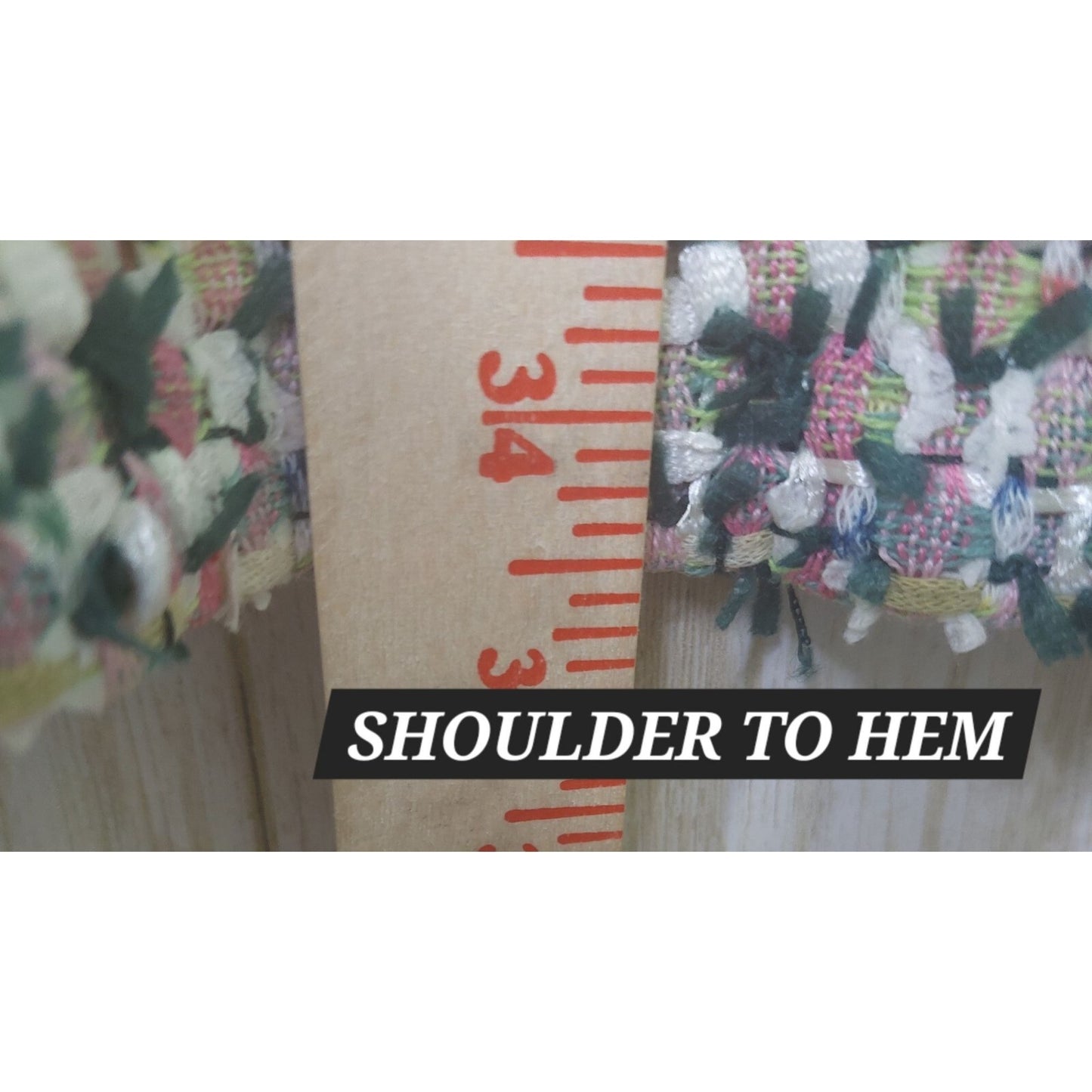 Hutch Anthropologie Women's Tweed Absolute Intrigue Dress 3/4 Sleeve Size 2