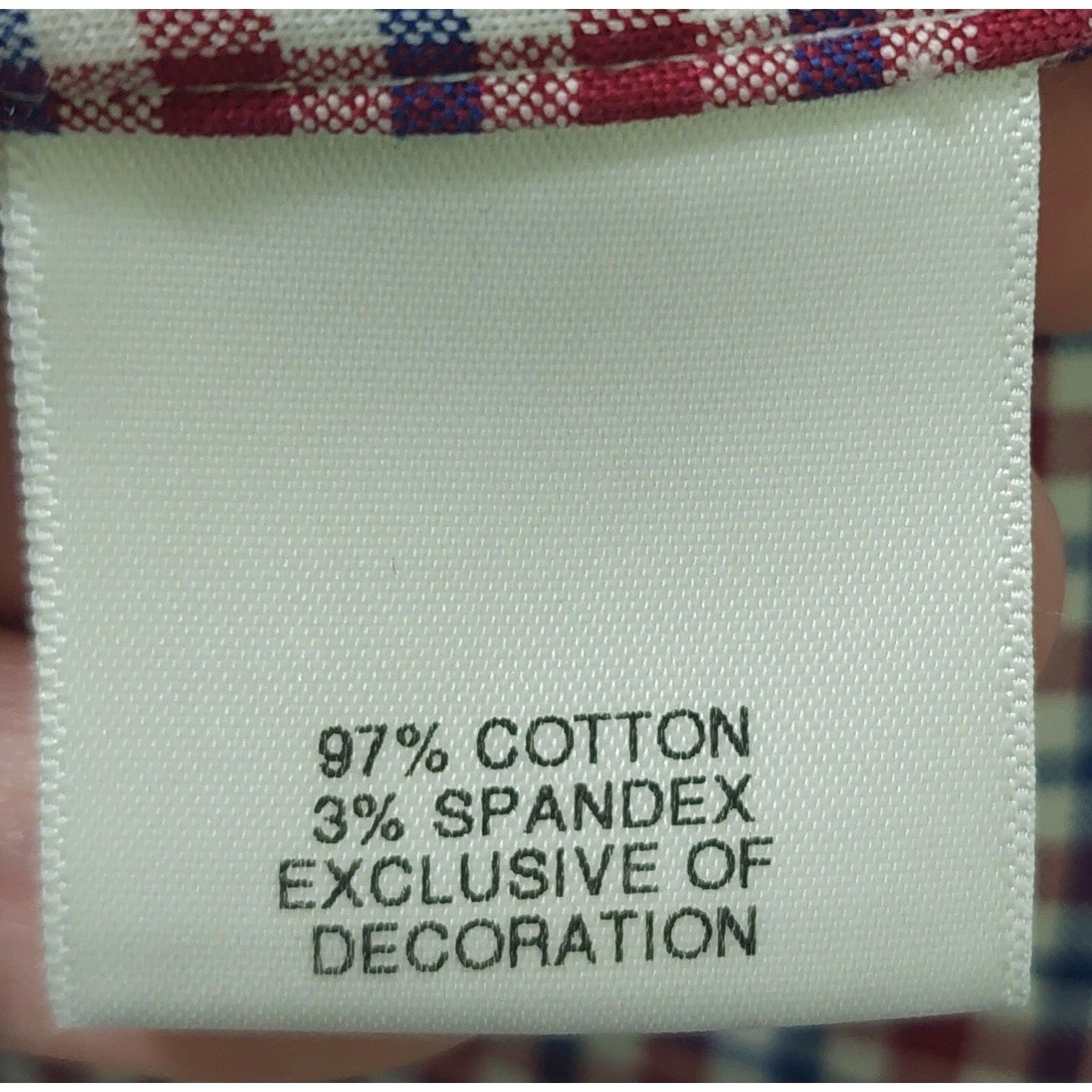 Cremieux Collection Men's Red & Blue Gingham Button Up Long Sleeve Shirt Size XL