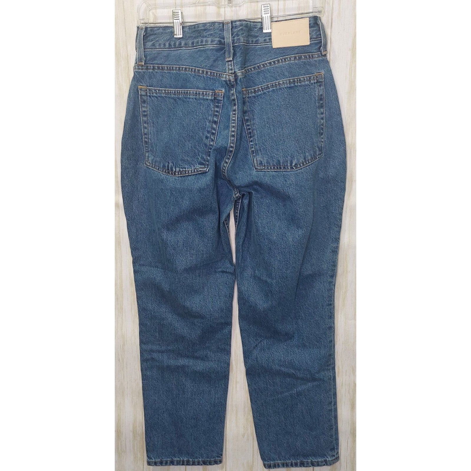 Everlane The Curvy 90s Cheeky Straight Jean High-Rise Organic Cotton 30 Ankle