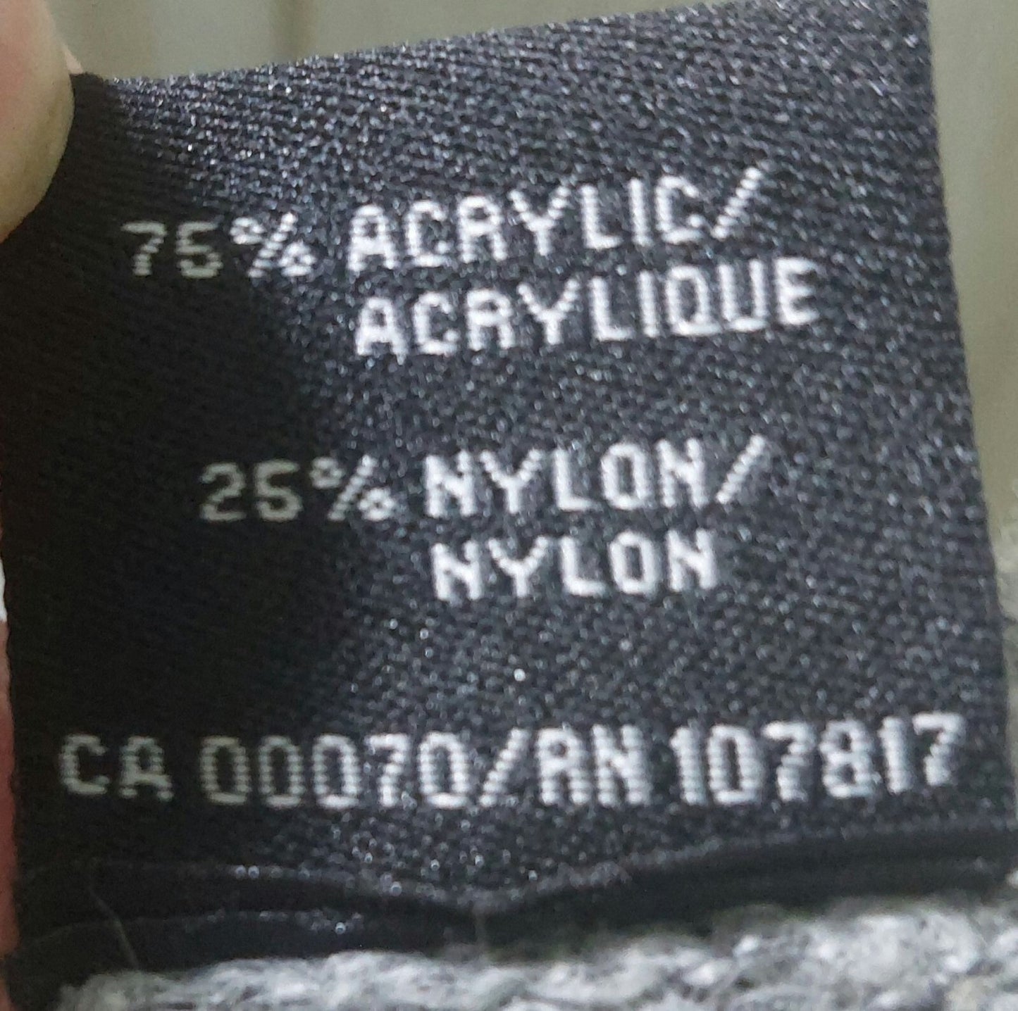 k. by kersh Women's Gray Short Sleeve Cardigan W/ White Heart on Back Size XL