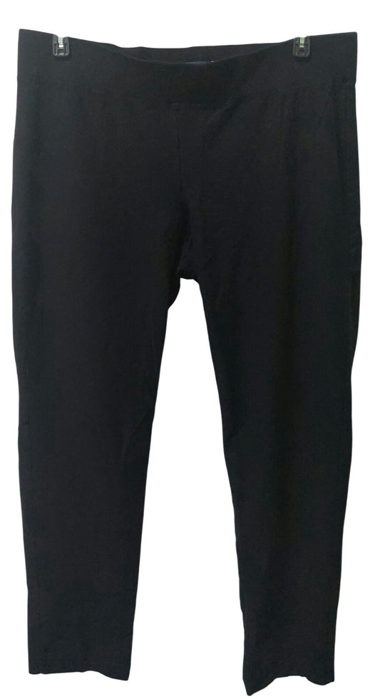 Eileen Fisher Womens Black Stretch Pants Medium