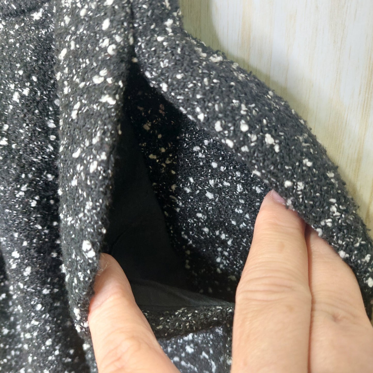 FRNCH Women's Skirt Size Small Black~ Pockets ~Mini ~Skater ~Grunge