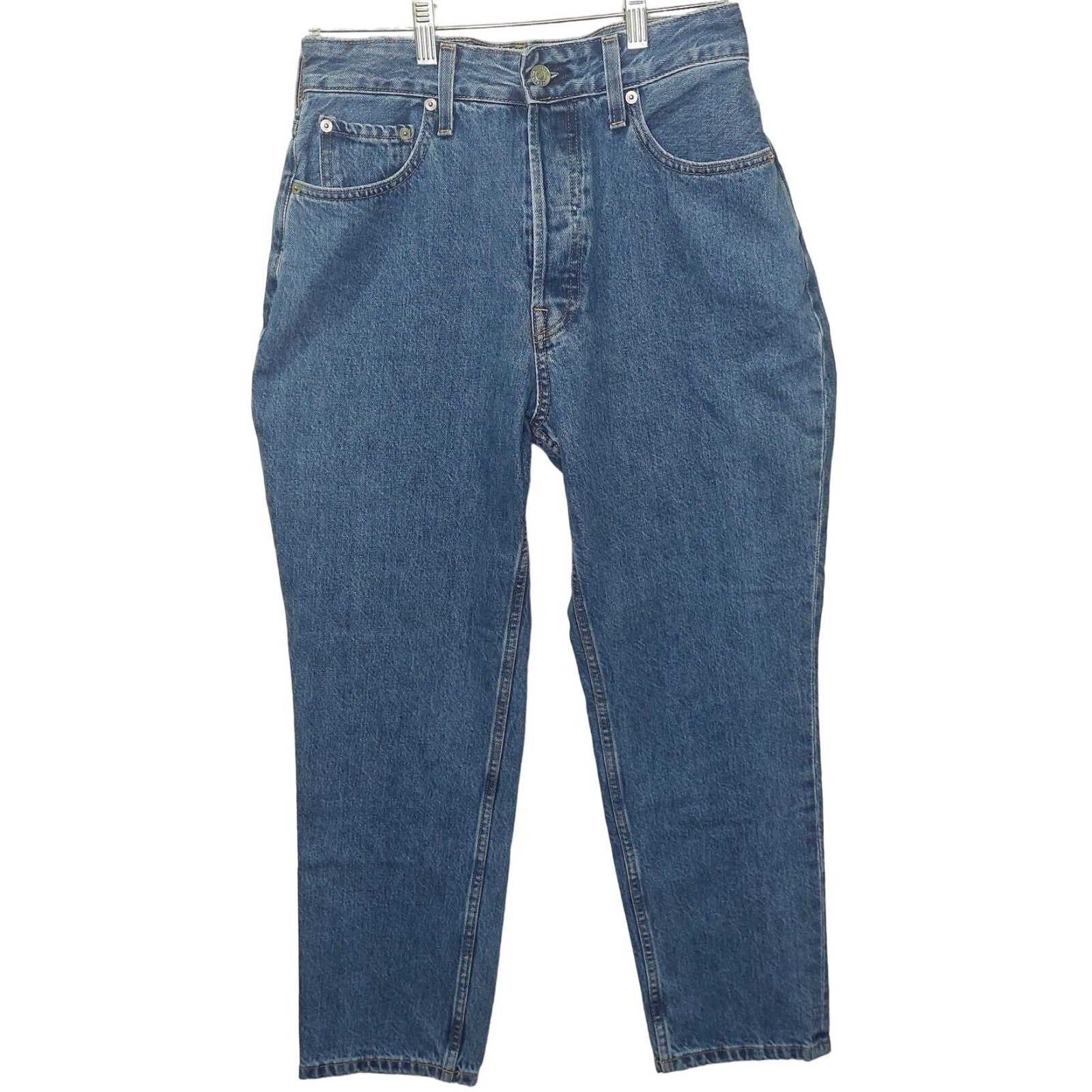 Everlane The Curvy 90s Cheeky Straight Jean High-Rise Organic Cotton 30 Ankle