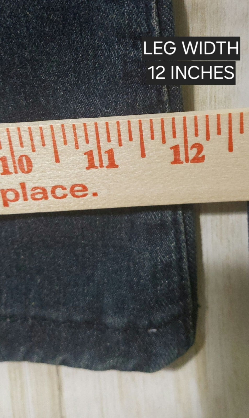 NWT Commense Vintage Look Medium Wash Wide Leg Jeans Size Medium