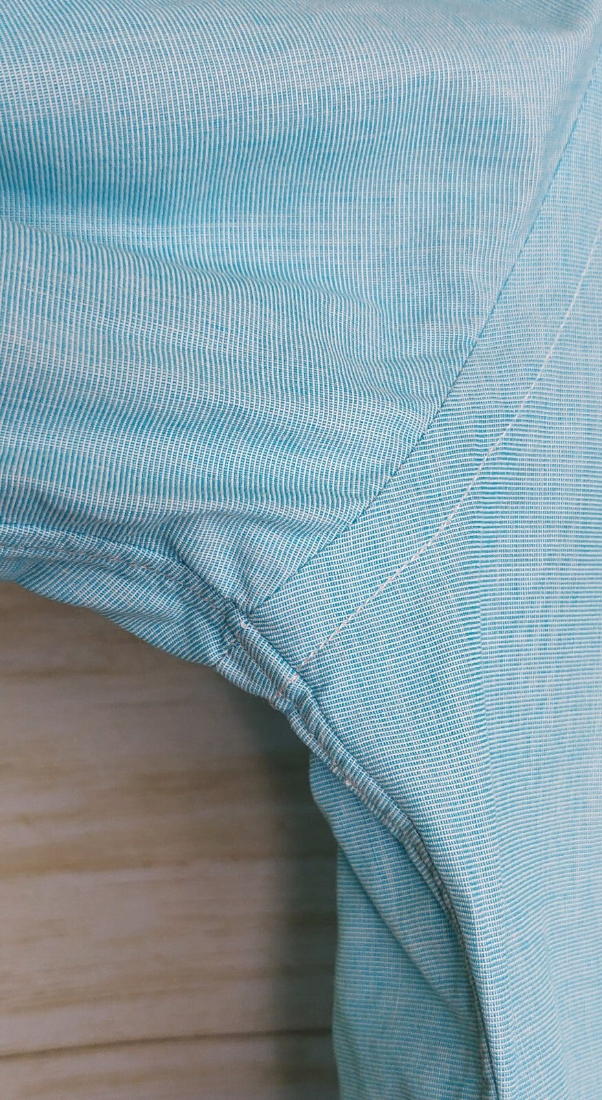 J.Crew Mens Size L Blue Long Sleeve Button Up Size Large 100% Cotton