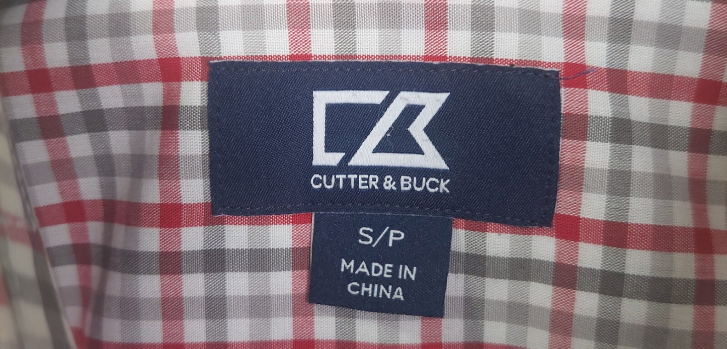 Cutter & Buck Button Up Shirt Men's Size Small Arkansas Razorback Sports
