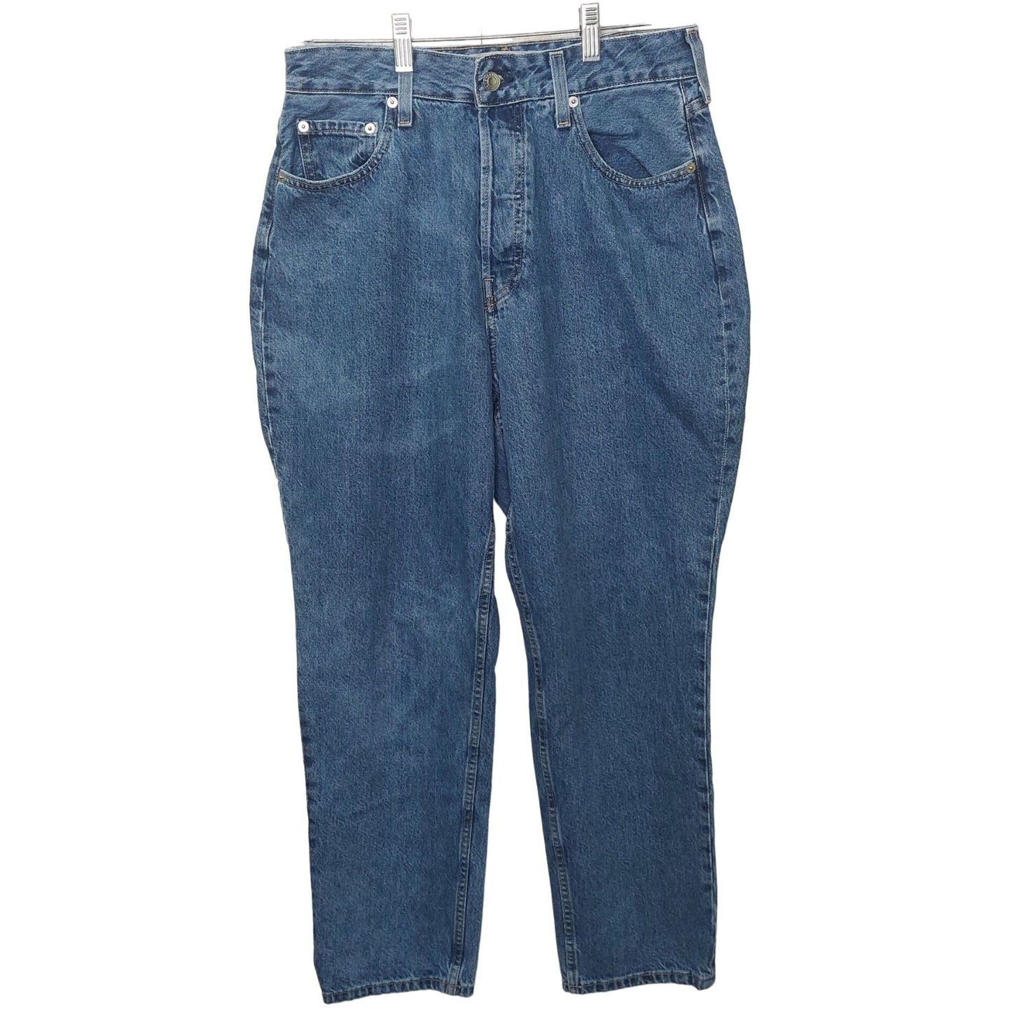 Everlane Curvy 90's Cheeky Straight Jean Organic Cotton 31 Regular Blue Denim