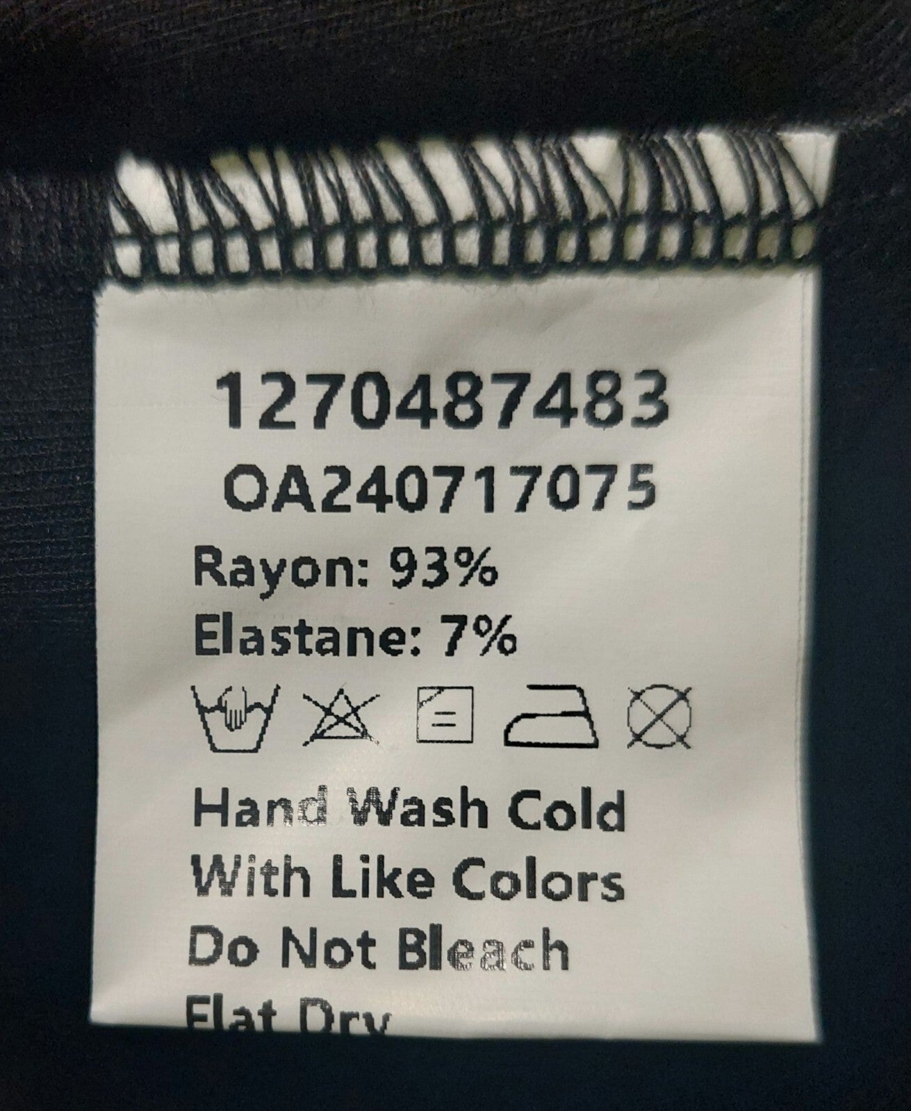 NWT Commense Black Long Sleeve Open Back Tie Detail Top W/ Shoulder Pads Medium