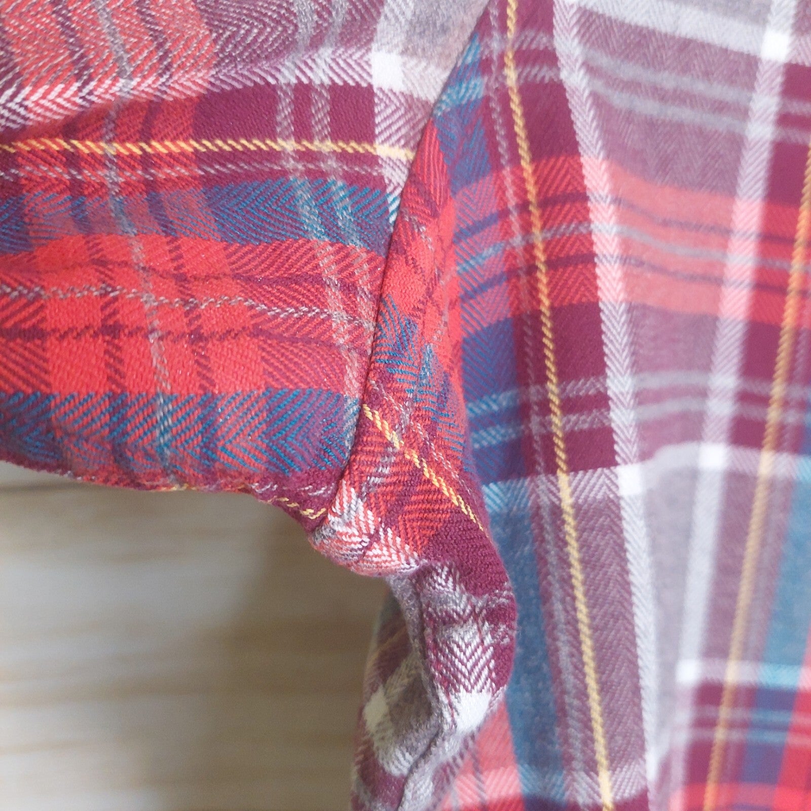 Banana Republic Men's Shirt Luxe Flannel Camden Fit Size Large Long Sleeve