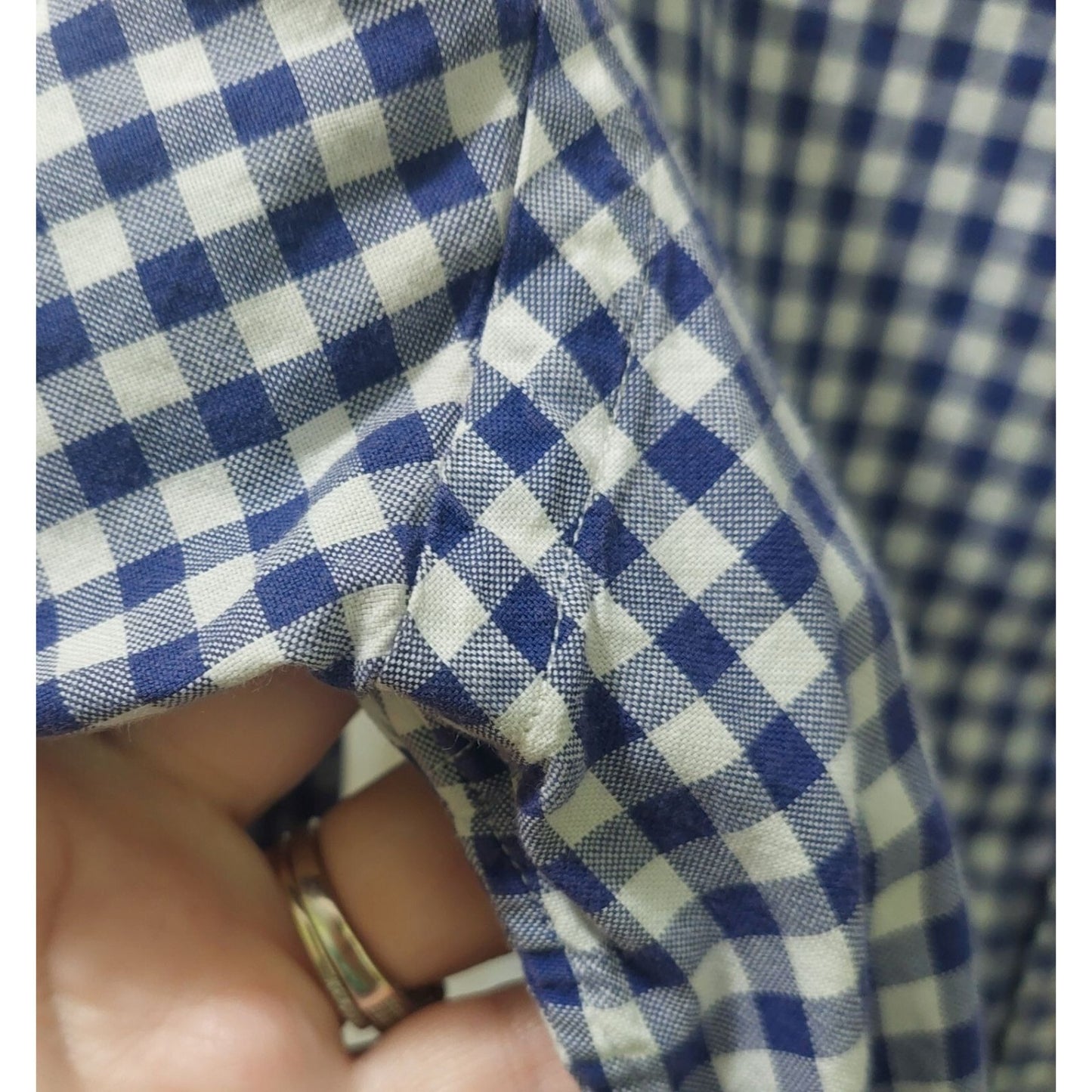 Polo Ralph Lauren Men's Purple Gingham Long-Sleeve Button-Up Shirt Medium