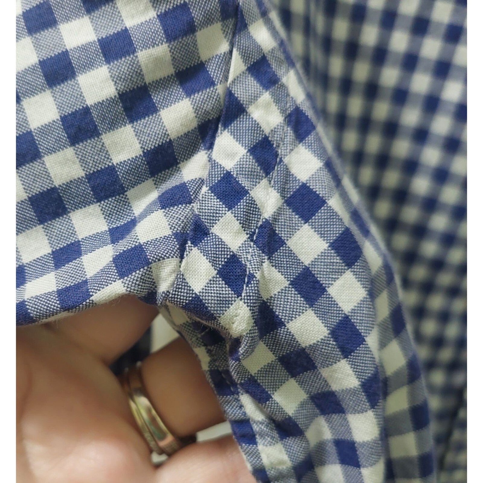 Polo Ralph Lauren Men's Purple Gingham Long-Sleeve Button-Up Shirt Medium