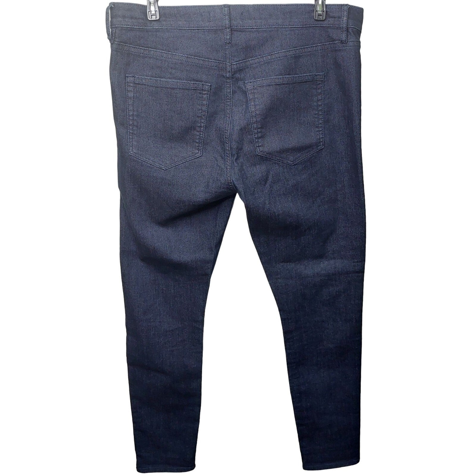 Loft Women's Modern Skinny Jeans Size 8 Inseam:29 Button Front~Stretch~Dark Wash