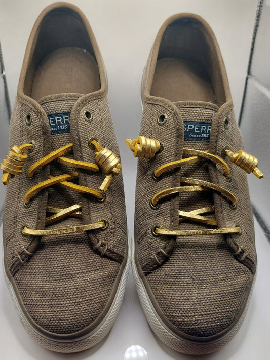 Sperry Shoes Women's Top-Sider Size 8 SeaCoast Canteen Casual Sparkle