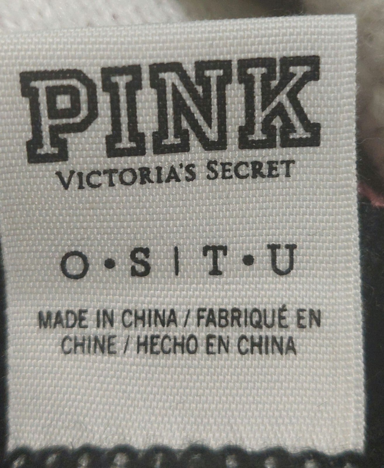 Victorias Secret Pink (Soft Begonia ) Nation Knit Pom Pom Beanie Hat Winter