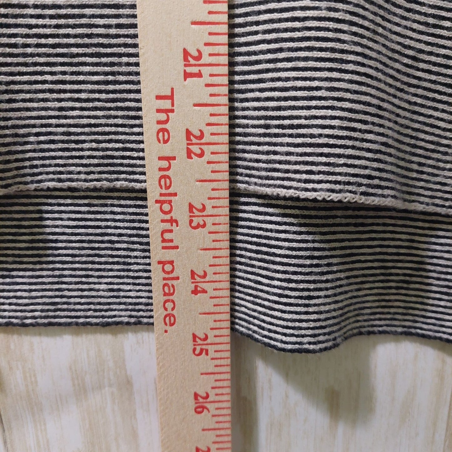 Cabi Women's Zip Cardigan/Top Black/White 3/4 Sleeve Side Ties Size Small