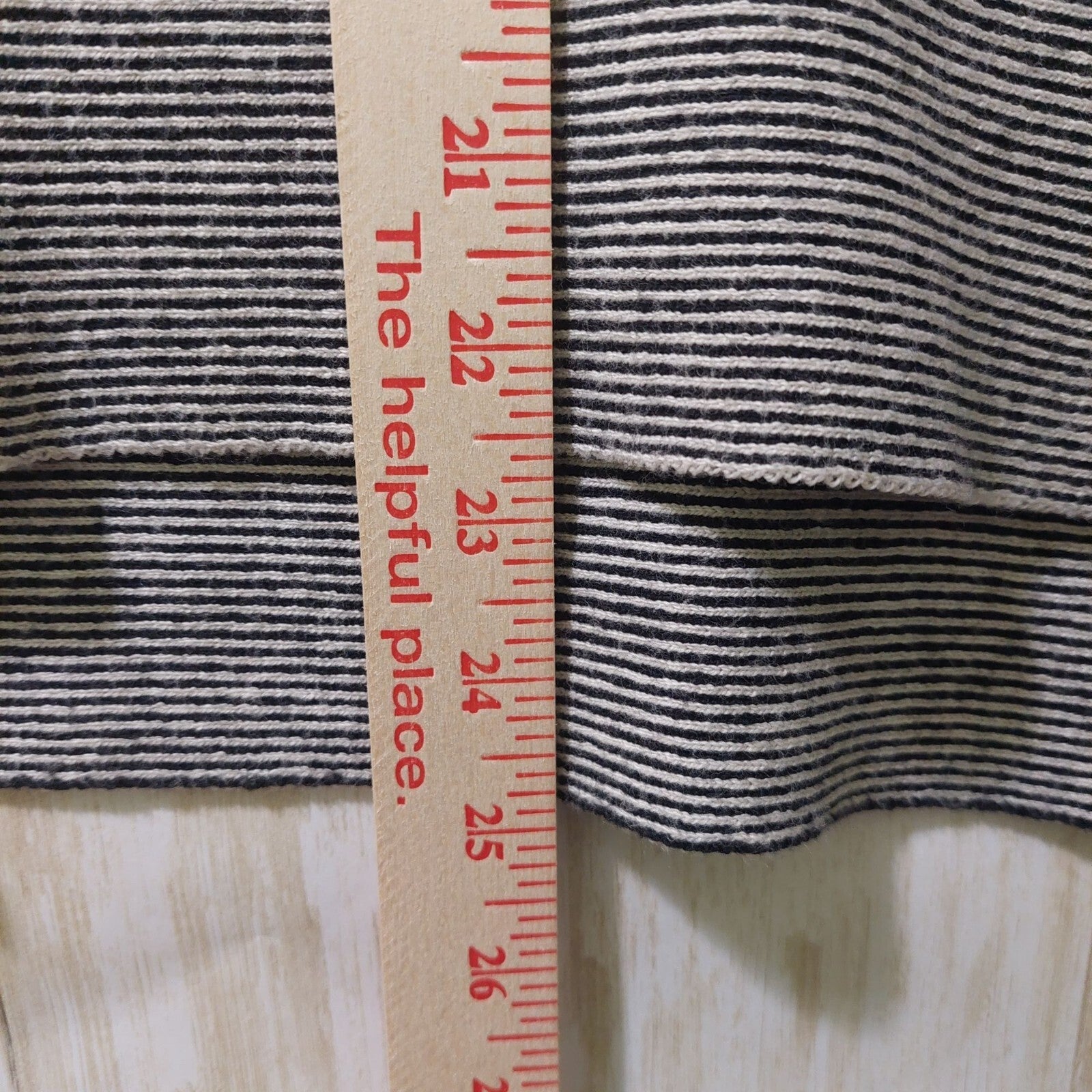 Cabi Women's Zip Cardigan/Top Black/White 3/4 Sleeve Side Ties Size Small