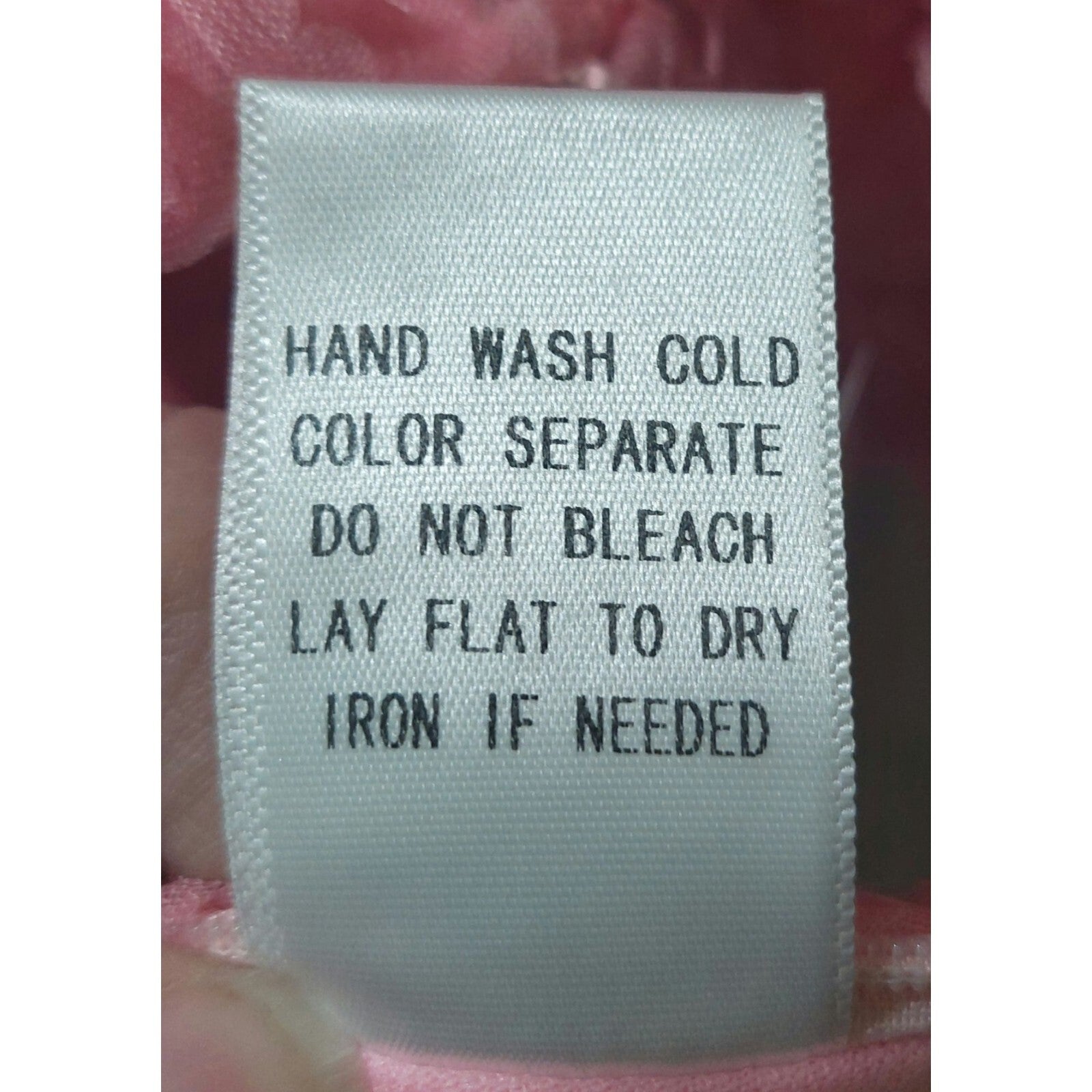 NWT Le Lis Pink Puff Sleeve Floral Crop Top W/ Textured Rose Design Large