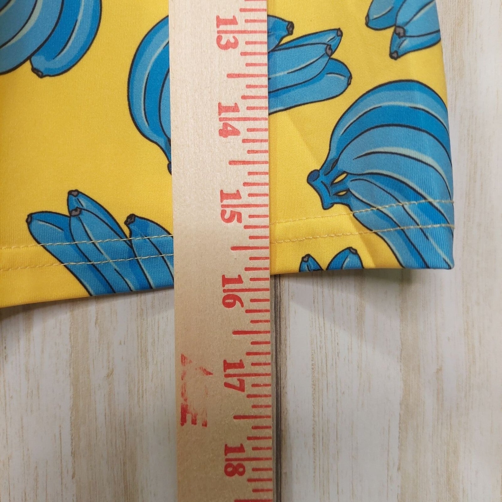 Nick Graham Men's Yellow W/Banana Print Boxers Size XL 40-42 Performance Stretch