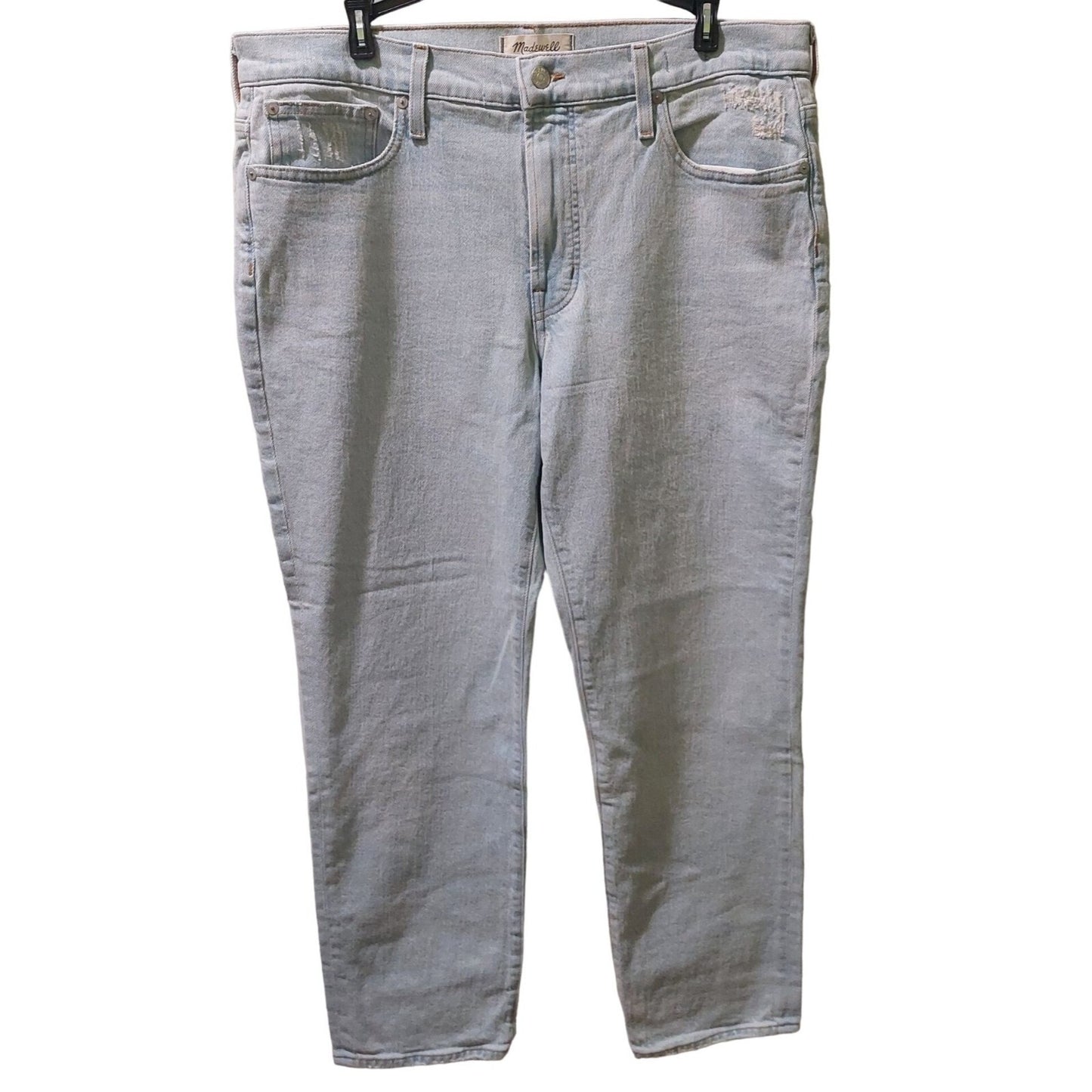 Madewell Women's Mid-Rise Perfect Vintage Jeans W31 W/ Magic Pockets Light Wash