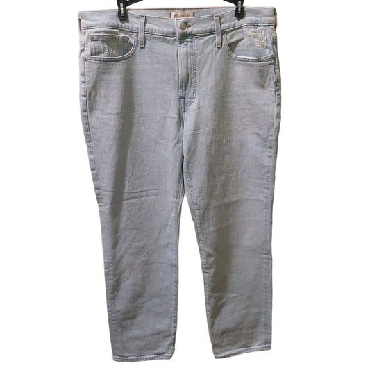 Madewell Women's Mid-Rise Perfect Vintage Jeans W31 W/ Magic Pockets Light Wash