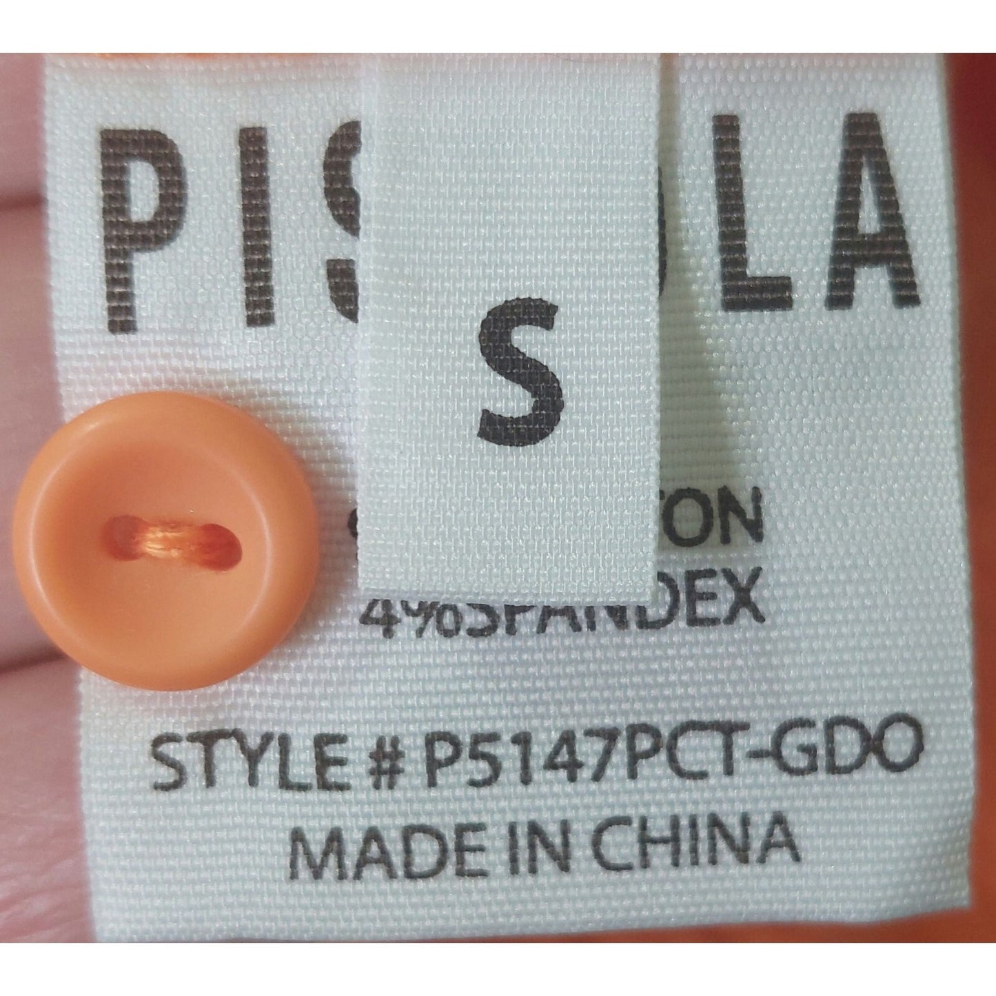 Pistola Womens Golden Orange Sleeveless Crop Top~Side Ties~Textured Fabric~Small