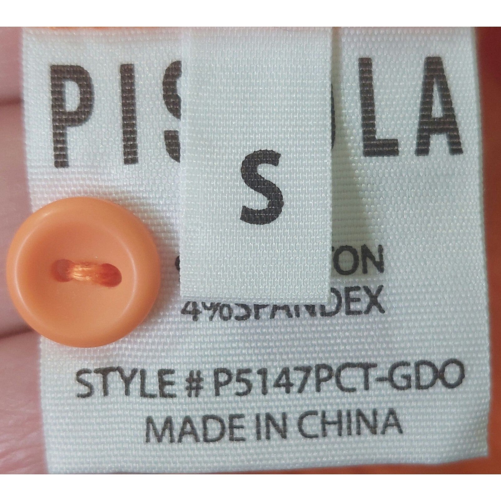 Pistola Womens Golden Orange Sleeveless Crop Top~Side Ties~Textured Fabric~Small