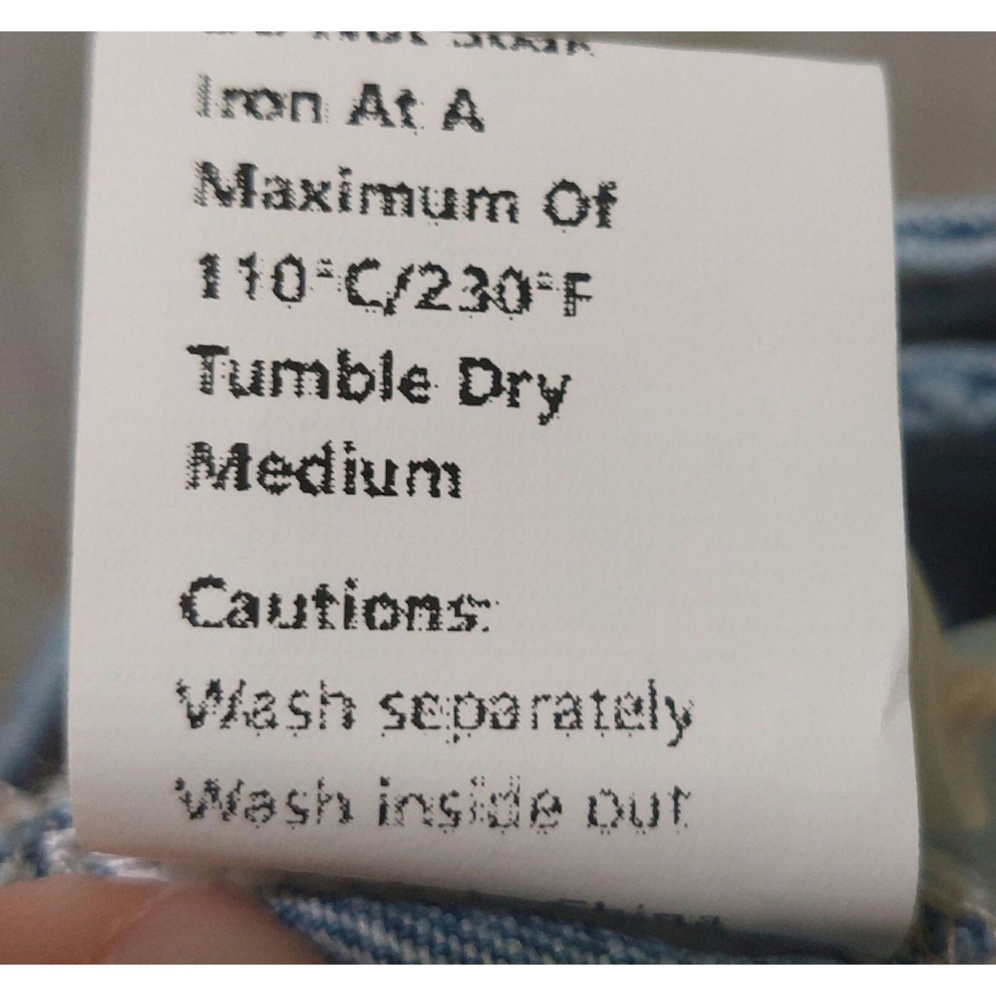 Commense Women's Vintage Denim High-Waisted Wide-Leg Jeans Size XL 33" Waist