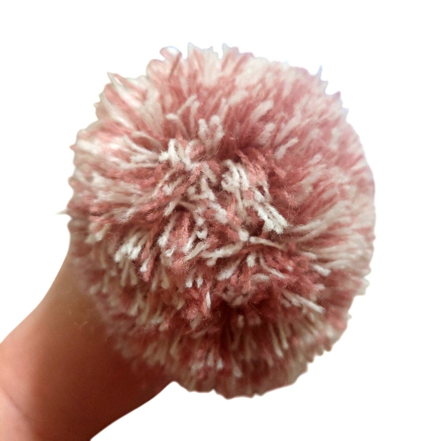 Victorias Secret Pink (Soft Begonia ) Nation Knit Pom Pom Beanie Hat Winter