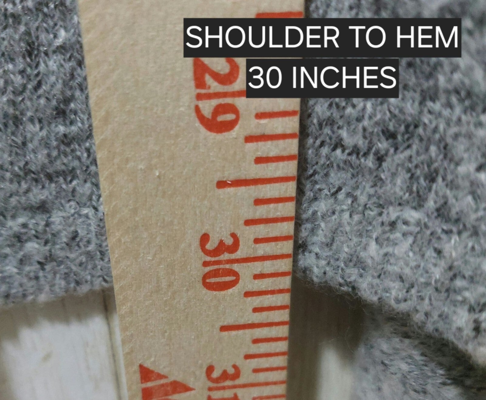 k. by kersh Women's Gray Short Sleeve Cardigan W/ White Heart on Back Size XL