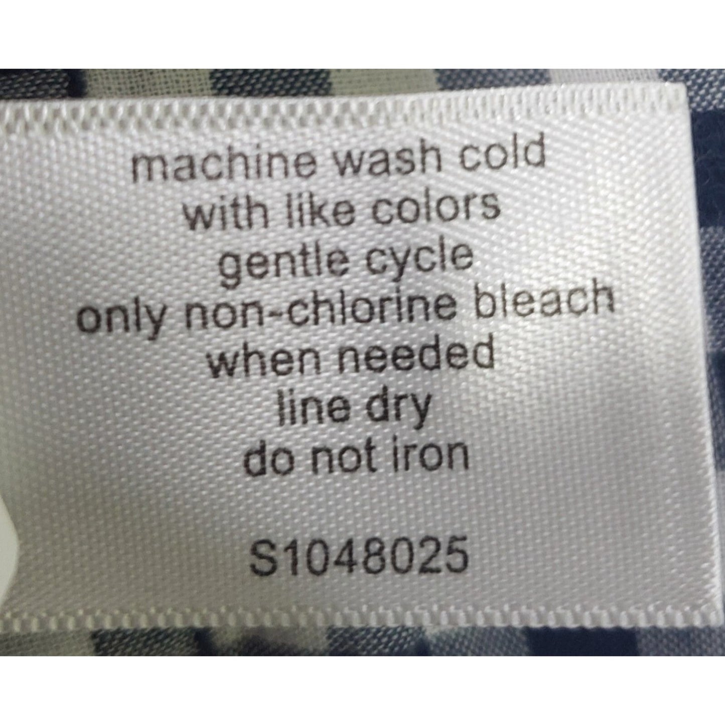 Lane Bryant Womens Blue & White Plaid Button-Up Shirt 24W Long Sleeve Cotton