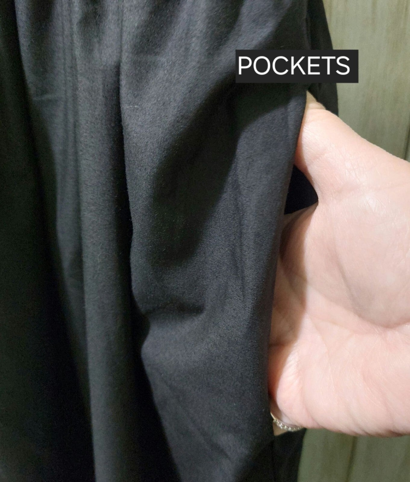 NWT Commense Black Ribbed Racerback Tank Maxi Dress W/Pockets Size Large