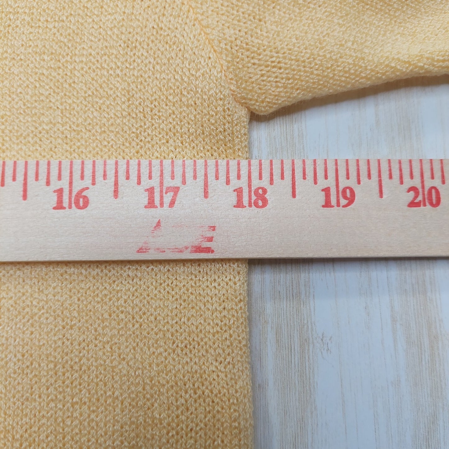 Vintage San Remo by Laura Knits Yellow/Black Stripe 2 Piece Set USA Made Pads