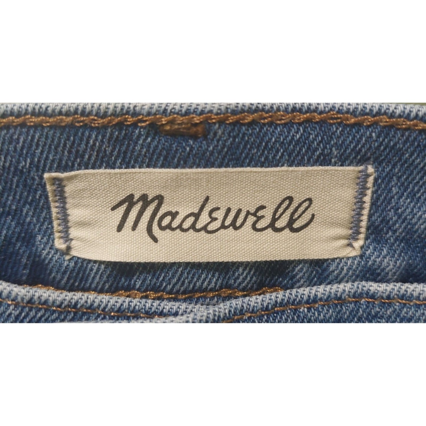 Madewell Women's The Perfect Vintage Jean 33 Medium Wash Frayed Hem