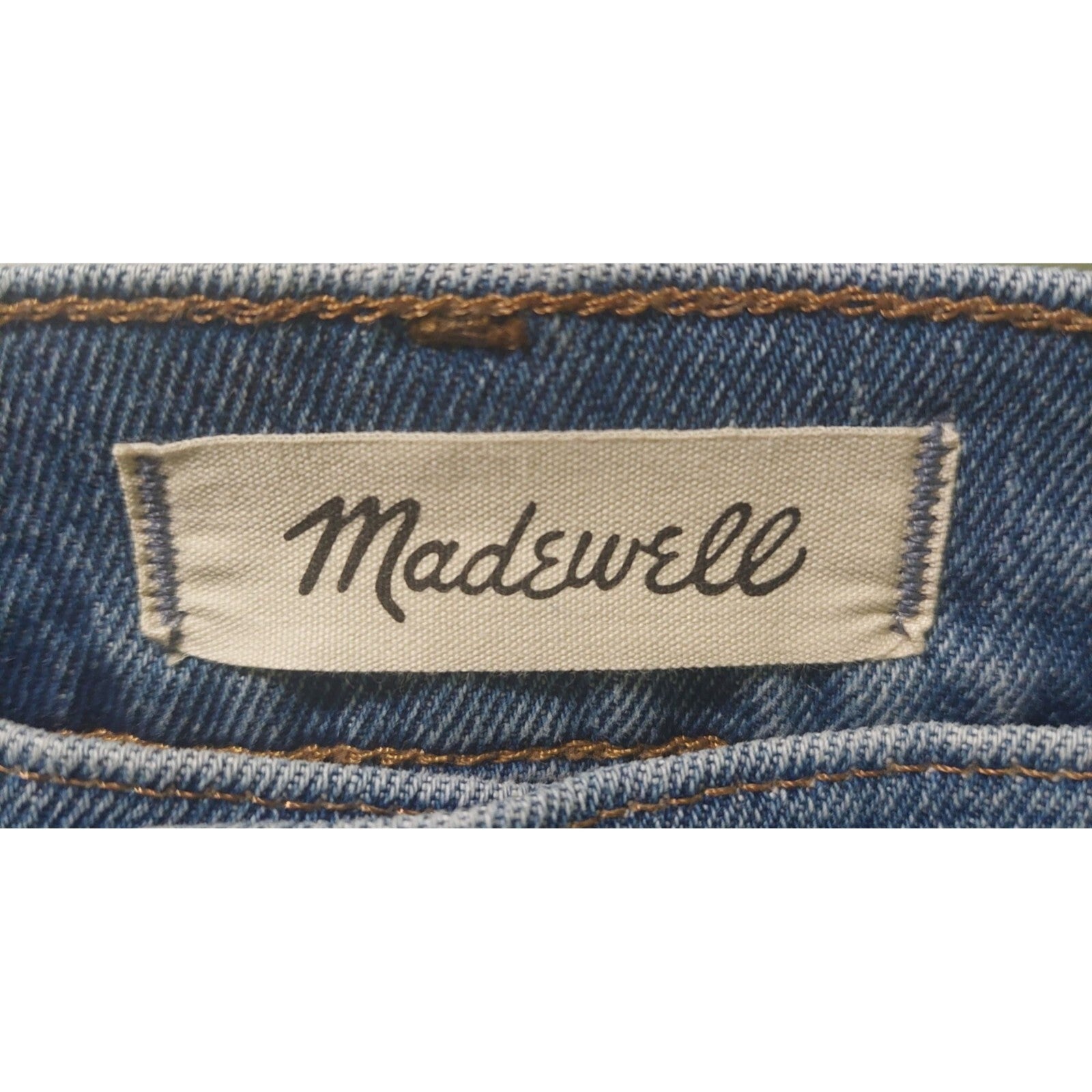 Madewell Women's The Perfect Vintage Jean 33 Medium Wash Frayed Hem
