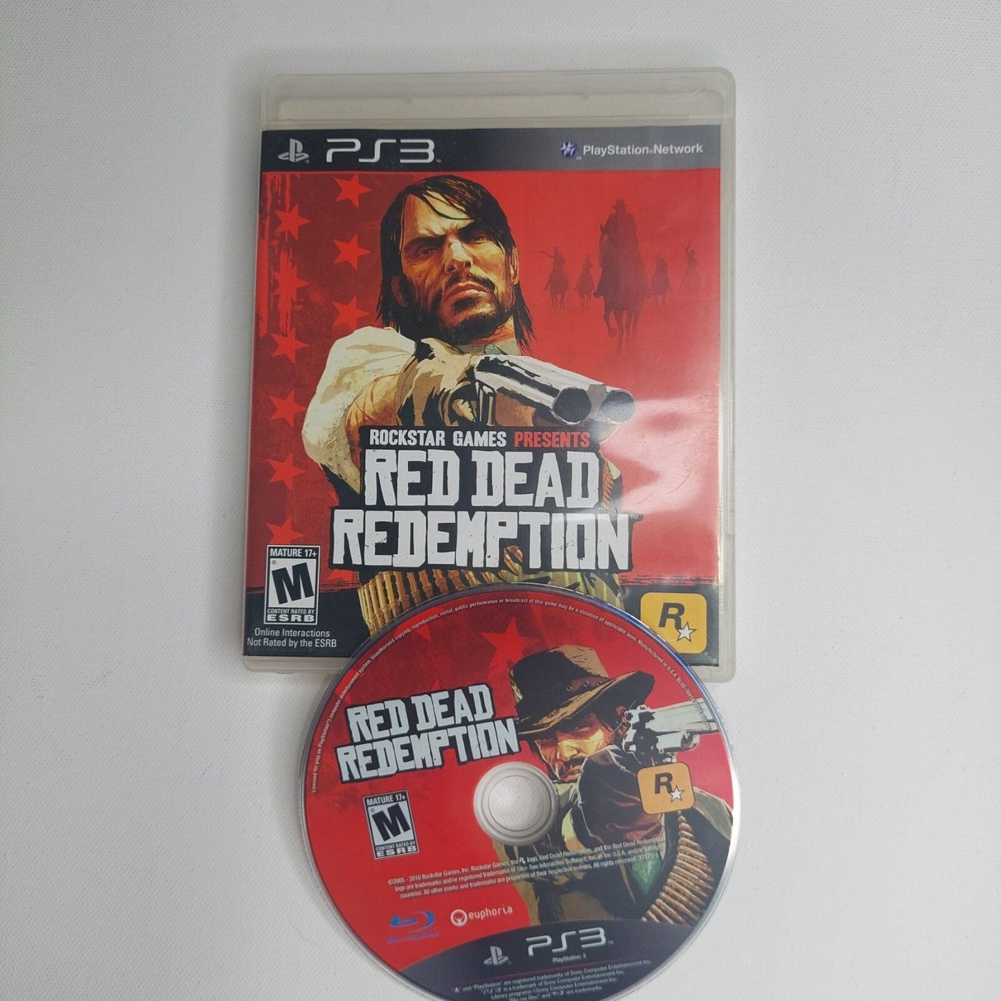 PS3 Red Dead Redemption Game & Case By Rockstar Games ~ Tested ~ No Map