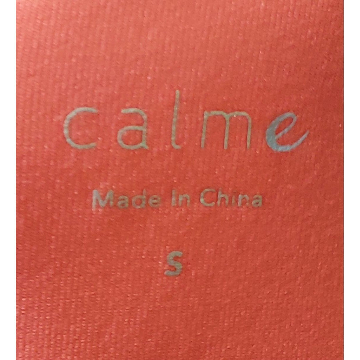 Calme By Johnny Was Womens Effect Draped Racer Back Tank  Coral Pink Size Small