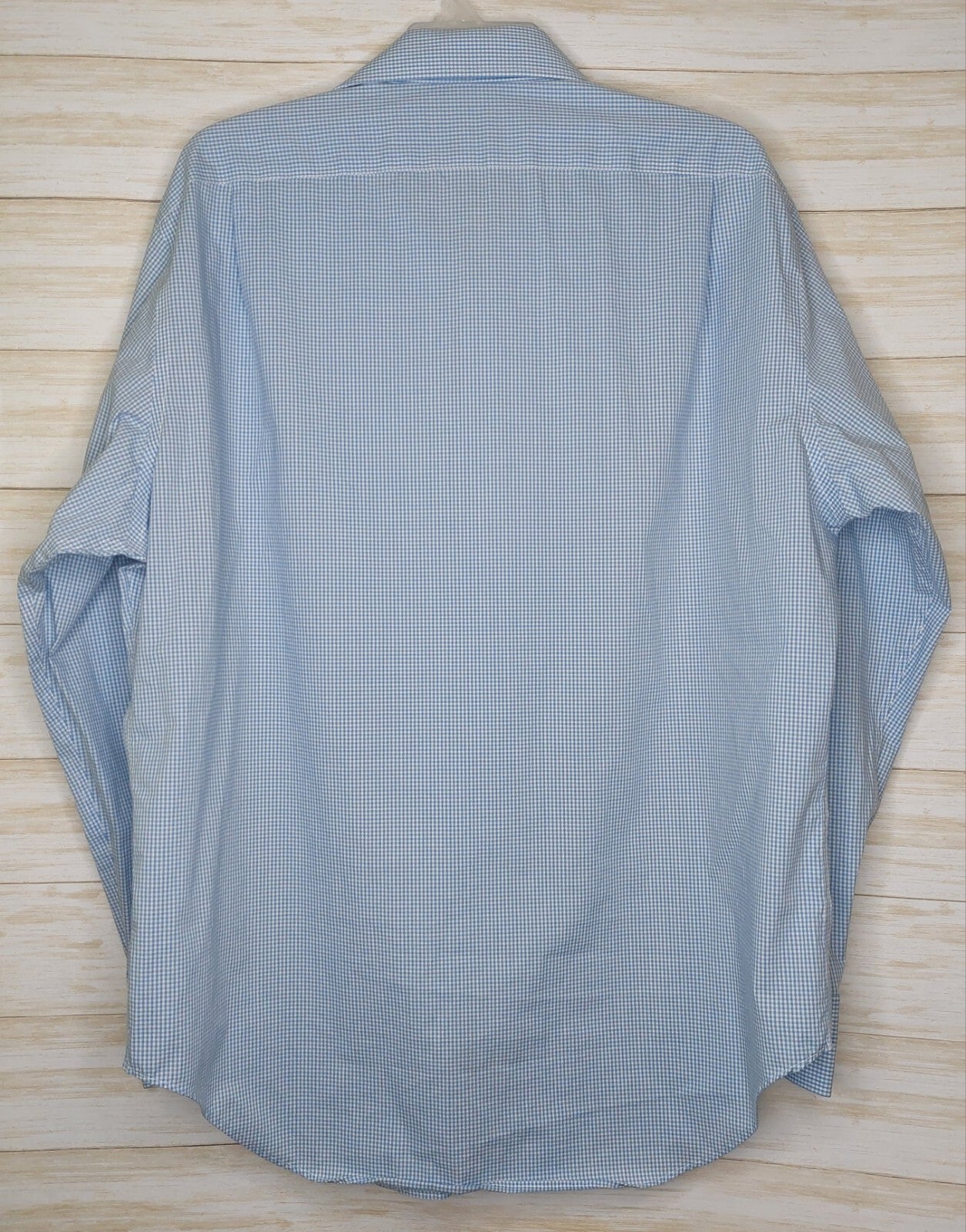 Lauren Ralph Lauren Button Down Shirt Mens Size Large Blue Gingham Workwear