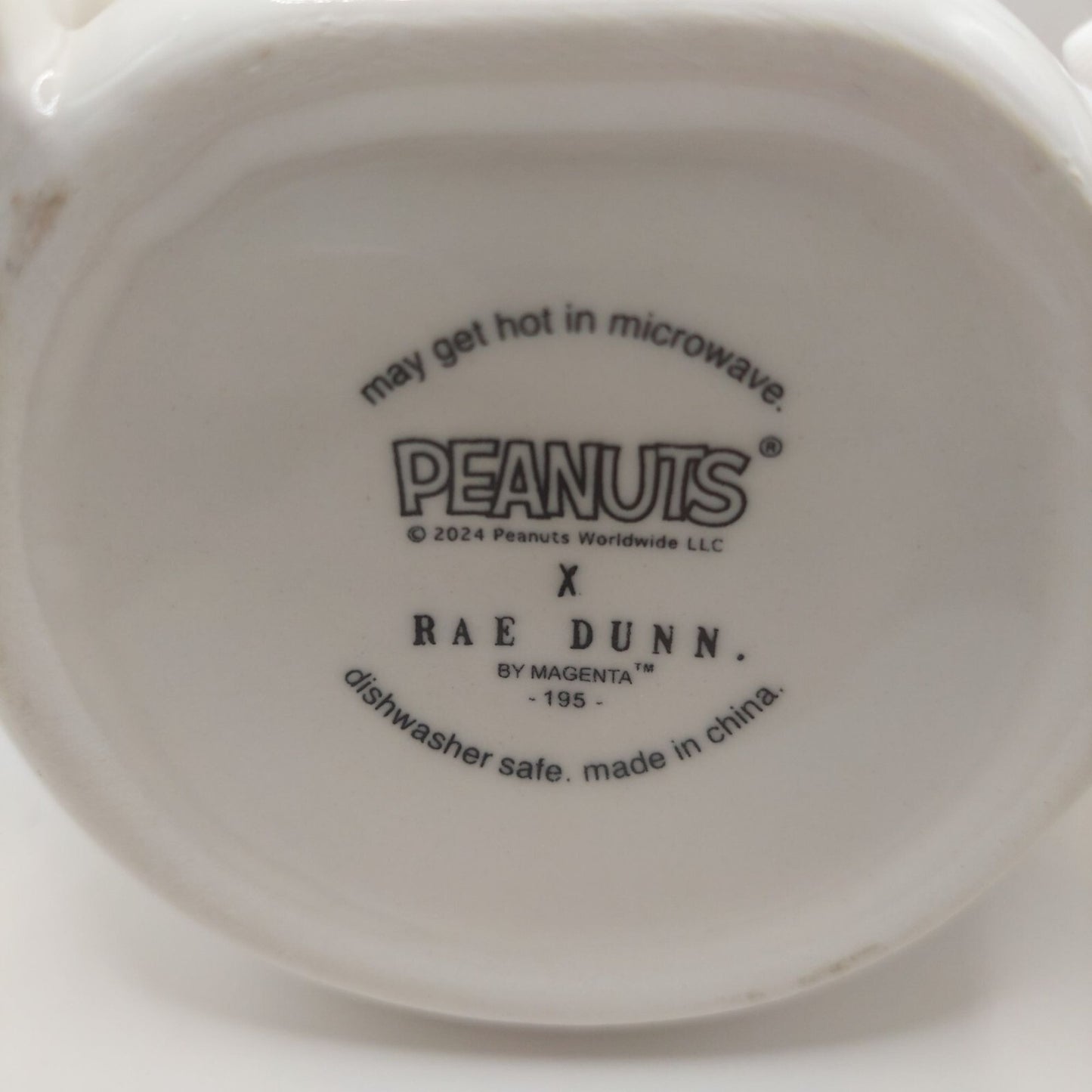 NWT Peanuts X Rae Dunn Snoopy "Thankful" Mug With Fall Pumpkin