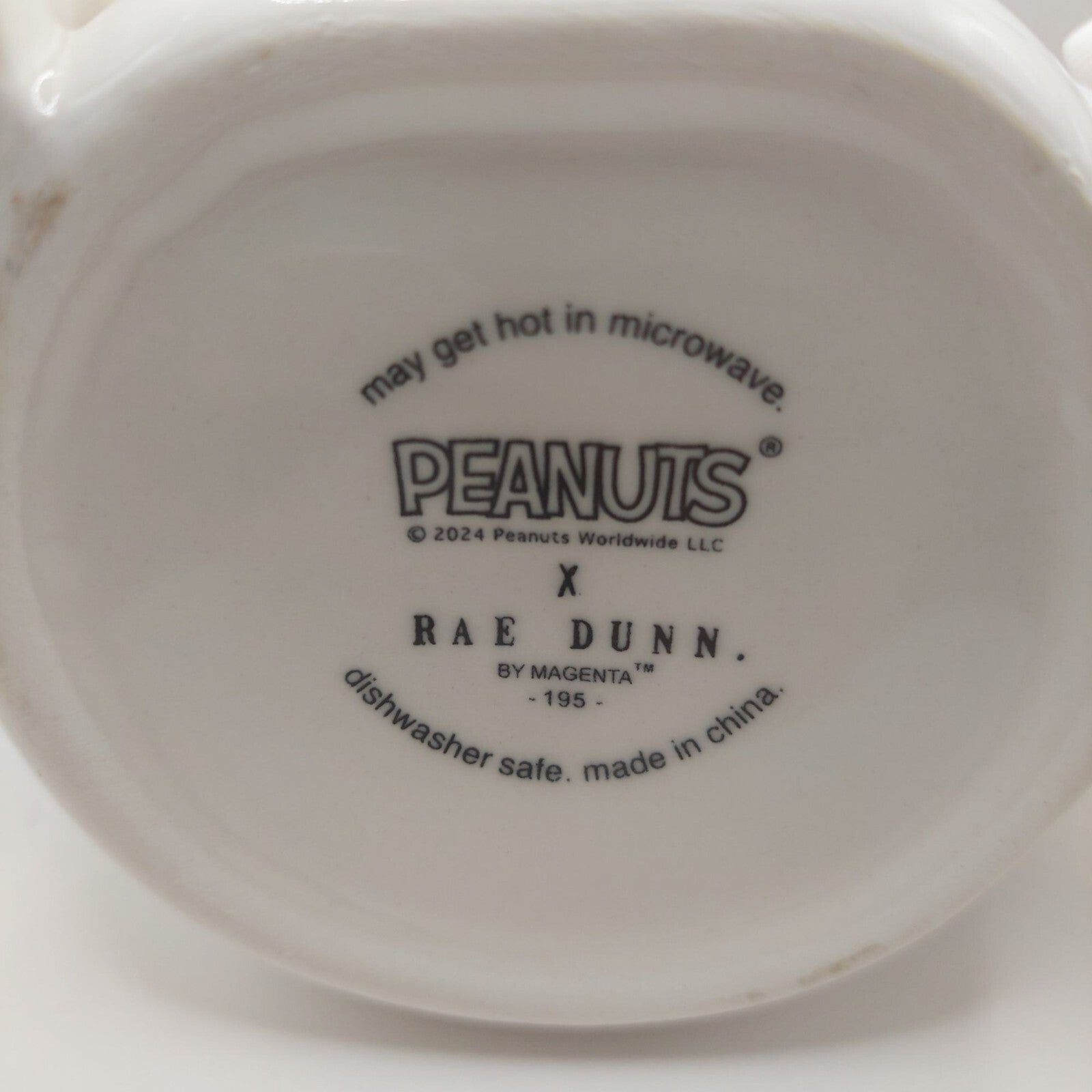 NWT Peanuts X Rae Dunn Snoopy "Thankful" Mug With Fall Pumpkin