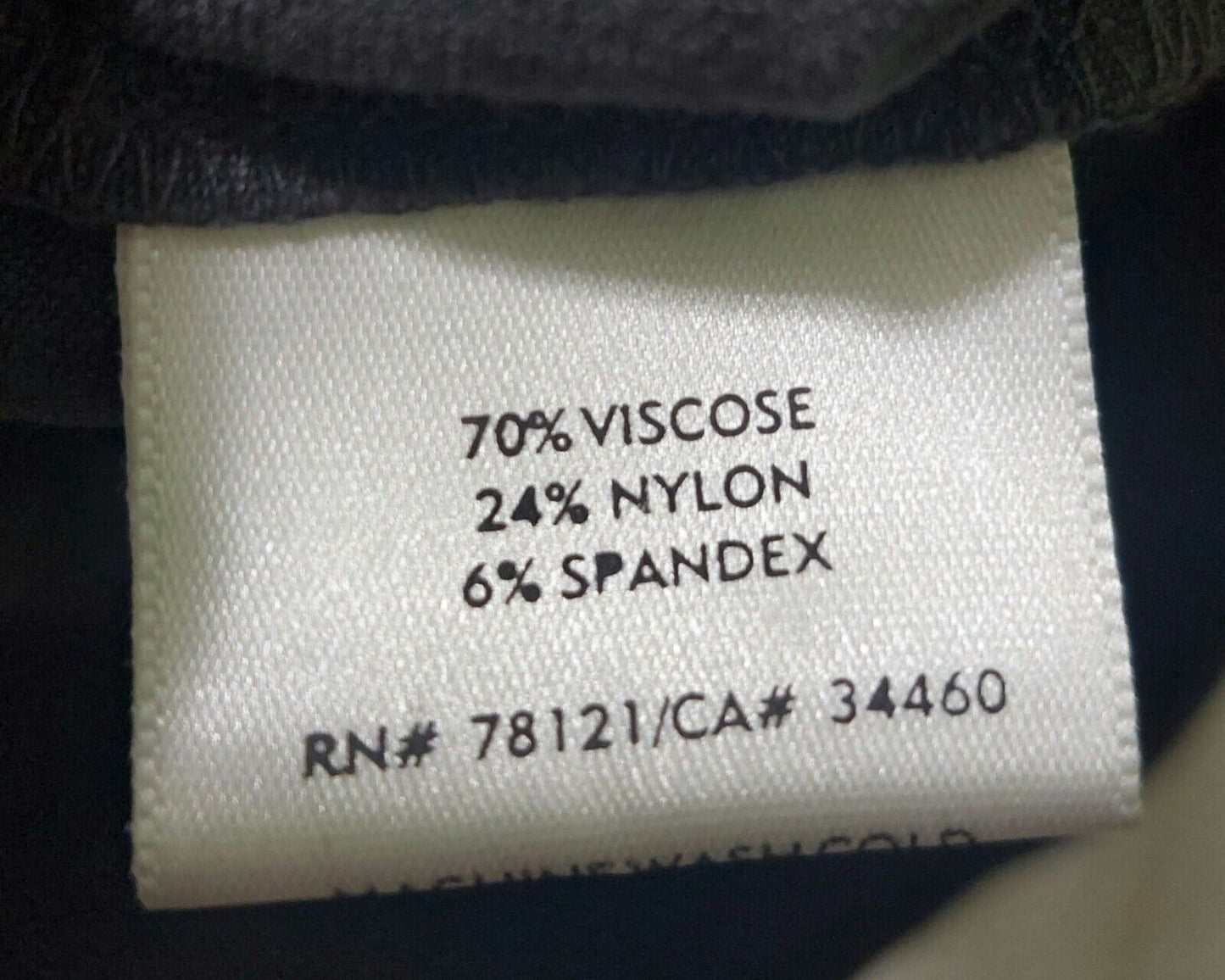 Eileen Fisher Womens Dark Gray Stretch Pants Size Small