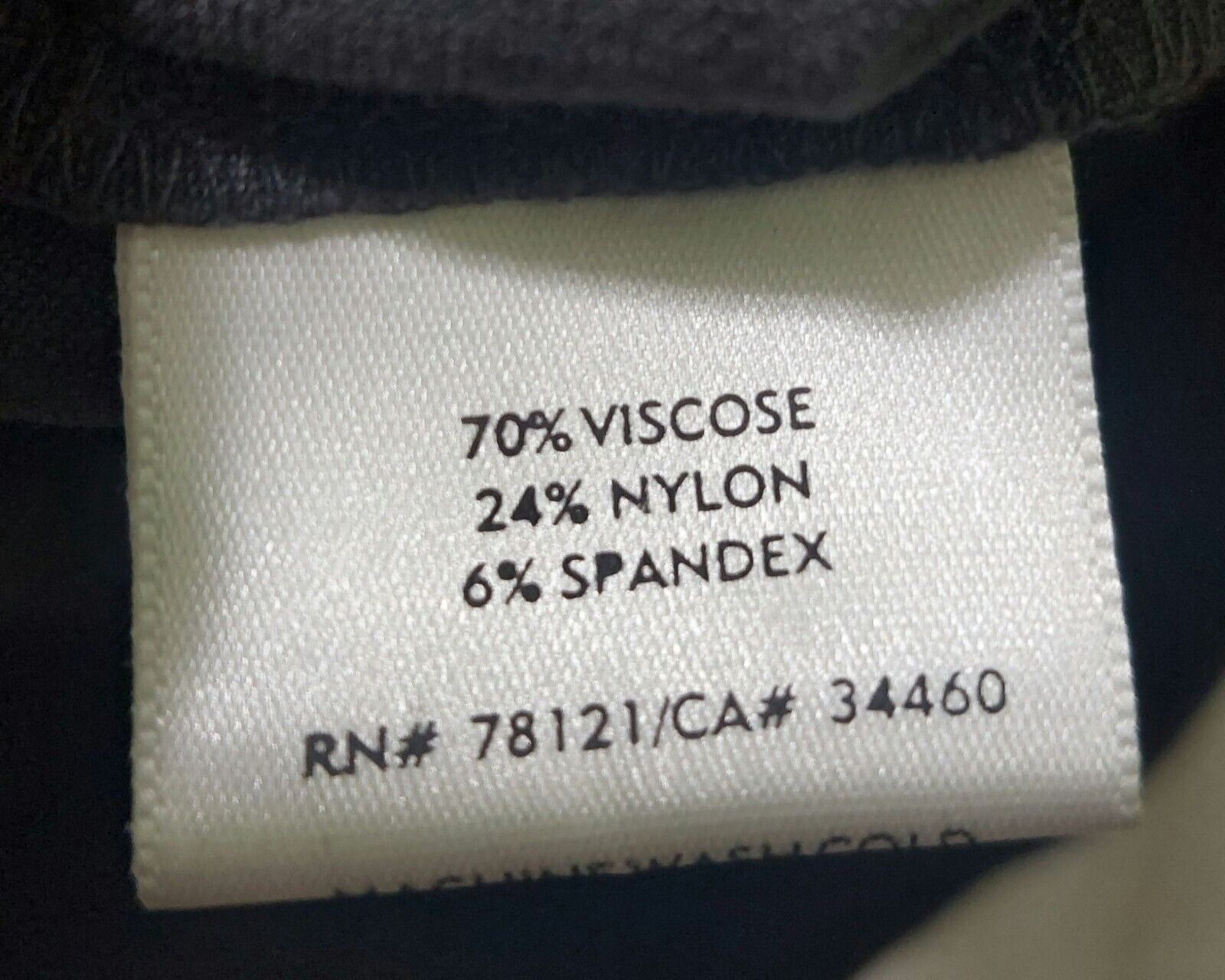 Eileen Fisher Womens Dark Gray Stretch Pants Size Small