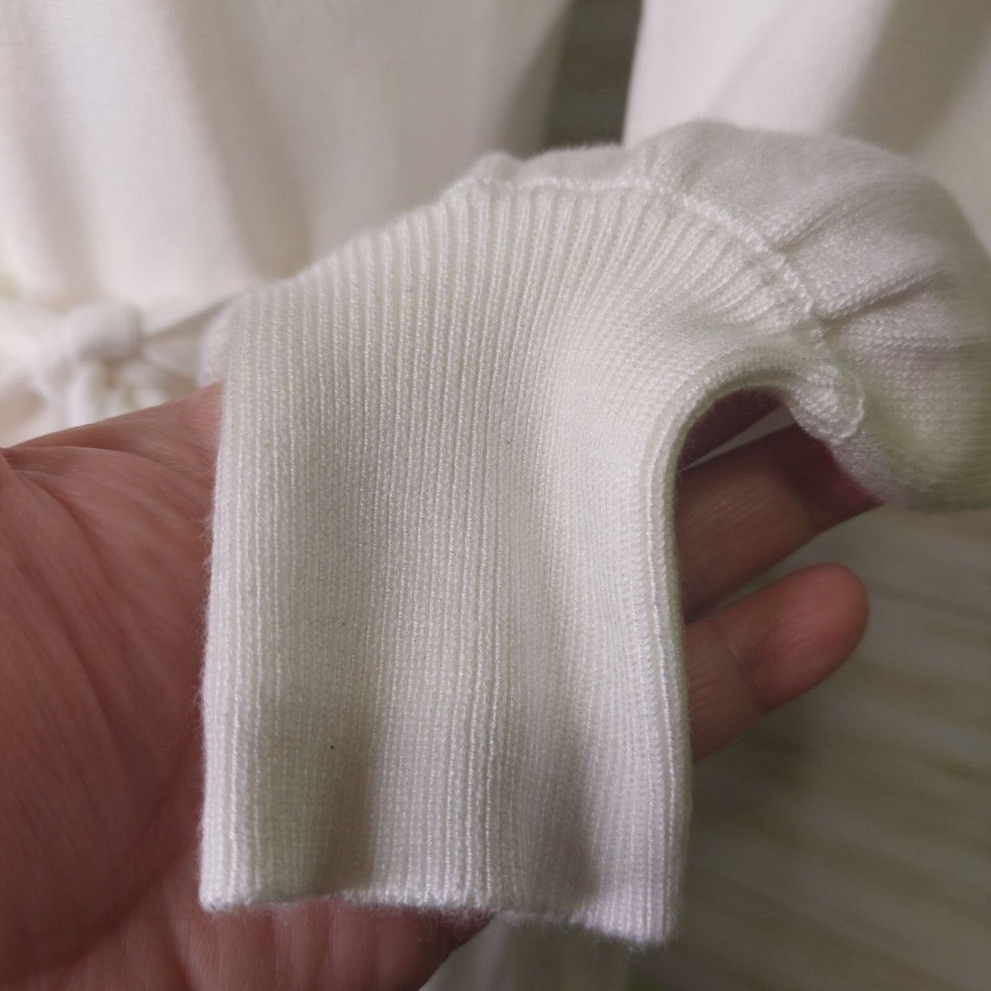 Sam Edelman White Cowl Neck Sweater Dress White Size Medium Chic Fall/Winter