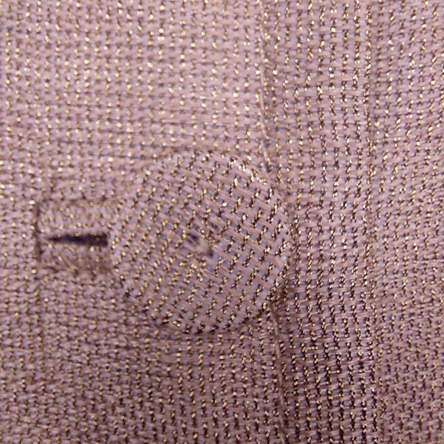 Talbots Women's Beige Metallic Thread Linen Blend Blazer Size 12 Chic~Classy