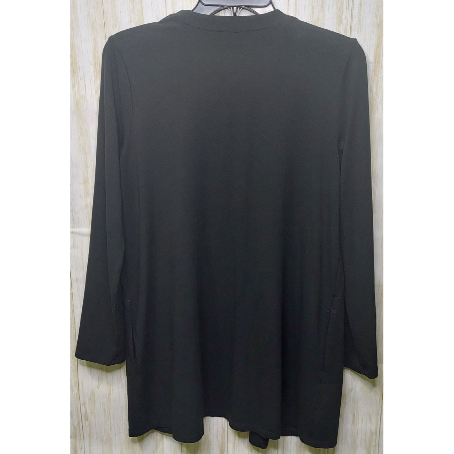 J. Jill Wearever Collection Women's XS Black Cardigan With Pockets Single Button